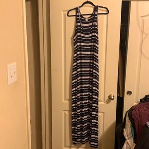 Striped maxi dress